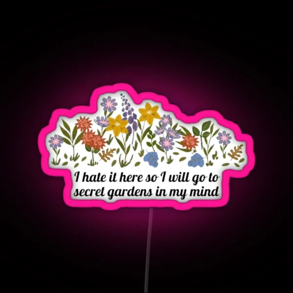 I Hate It Here Taylor Swift Led RGB Neon Sign