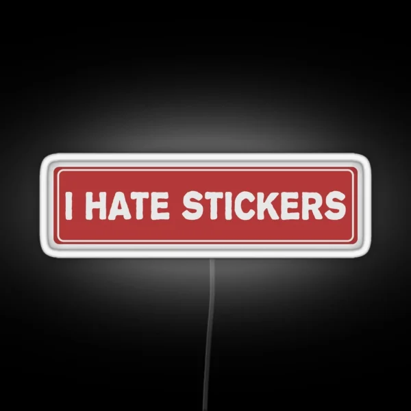 I Hate Led RGB Neon Sign