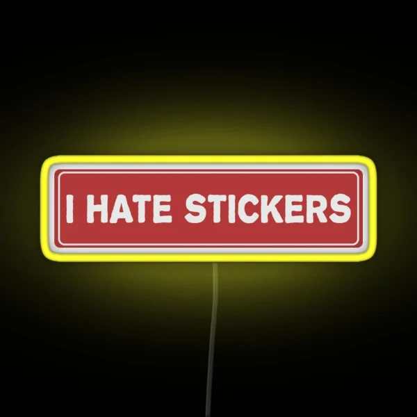 I Hate Led RGB Neon Sign