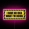 Vibrant Personalized RGB LED Canvas Sign for Modern Home Decor Space