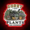 Neon lit welcome sign for plant lovers and weekend enthusiasts home