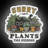 Neon decor sign for plant lovers with vibrant color accents.
