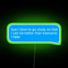 RGB Neon Studying Sign, Colorful Wall Decor Academic Desk Lamp