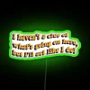 Unique Handcrafted Neon Accent Wall Sign for Modern Home Decor