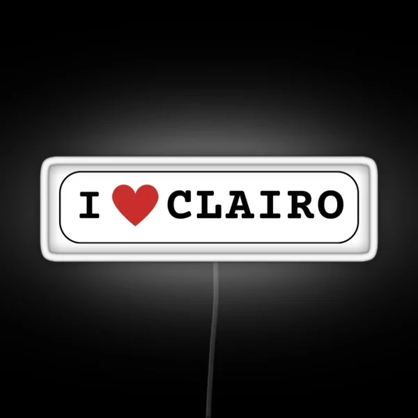 I Heart Clairo Led RGB Neon Sign