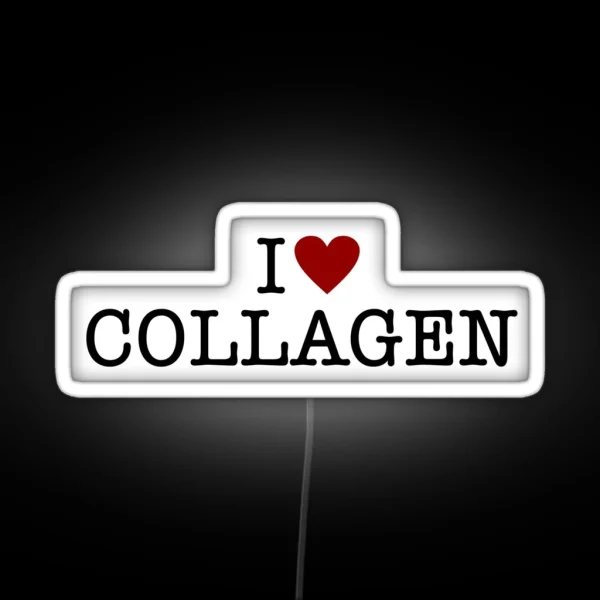 I Heart Collagen RGB Neon Sign