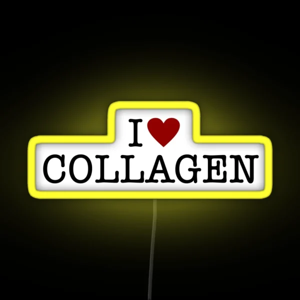 I Heart Collagen RGB Neon Sign