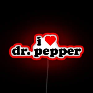 I Heart Dr Pepper RGB Neon Sign