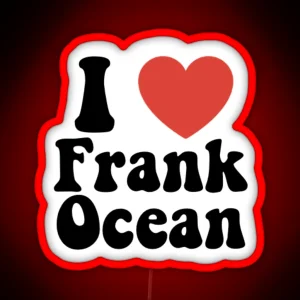 I Heart Frank Ocean RGB Neon Sign