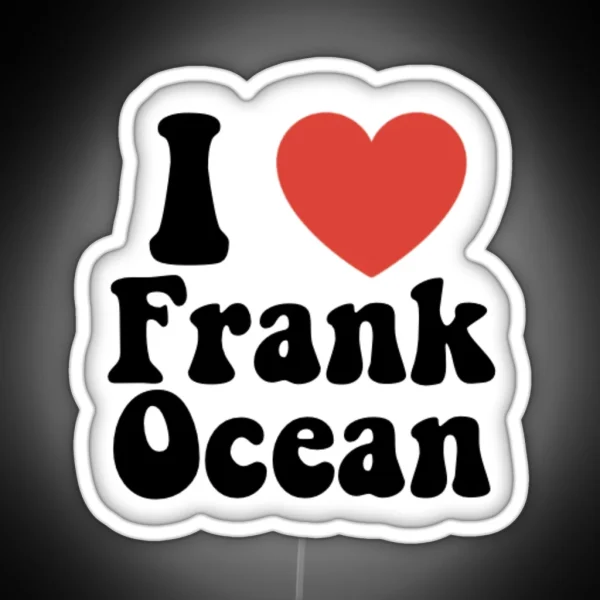 I Heart Frank Ocean RGB Neon Sign