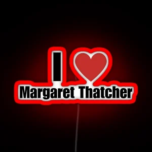 I Heart Margaret Thatcher RGB Neon Sign