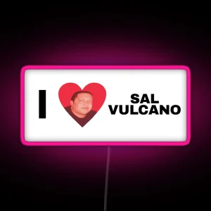 I Heart Sal Vulcano RGB Neon Sign