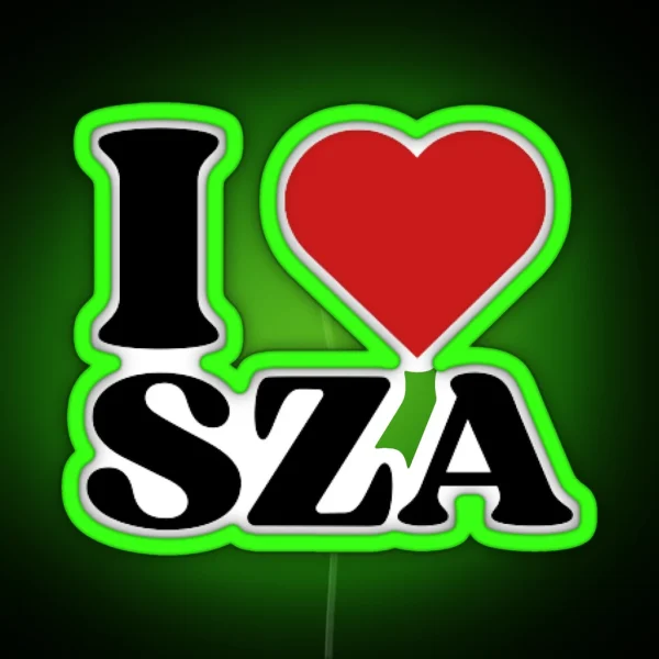 I Heart Sza RGB Neon Sign