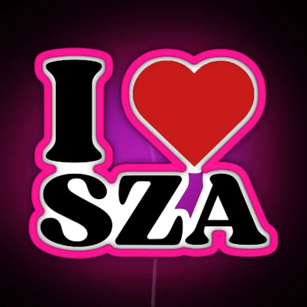 I Heart Sza RGB Neon Sign