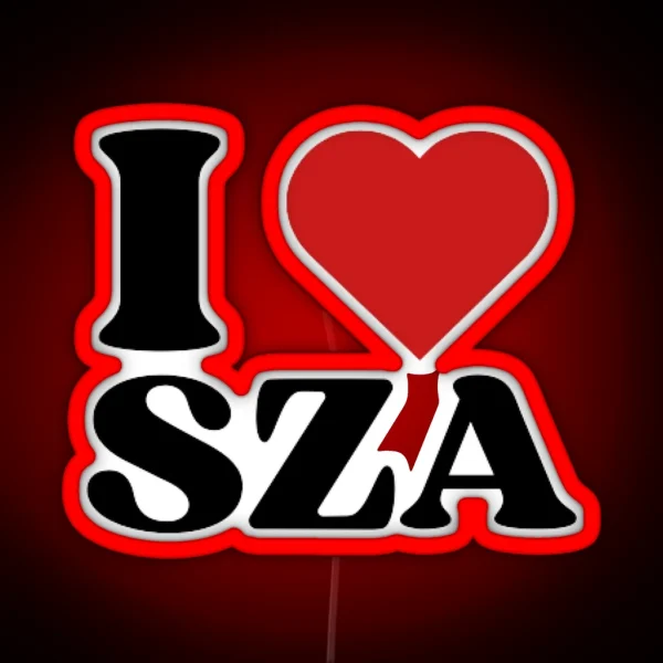 I Heart Sza RGB Neon Sign