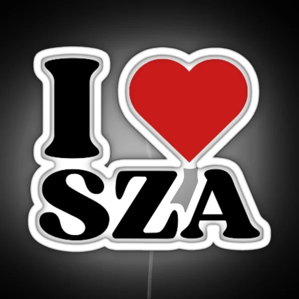 I Heart Sza RGB Neon Sign