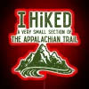 Appalachian Trail Mini Hiker Humor Outdoor Adventure Wall Decor Sign