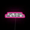 RGB LED Neon Sign for Funeral Tribute or Farewell Gift Message