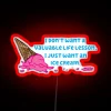 Neon Ice Cream Sign: Brighten Up Your Sweet Treat Cravings