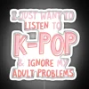 K-Pop Oasis: Vibrant Neon Sign for K-Drama Inspired Adult Escape
