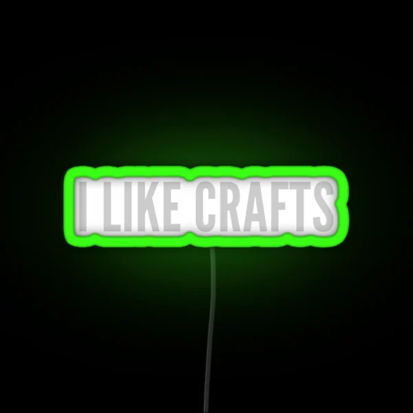 I Like Crafts Beer RGB Neon Sign