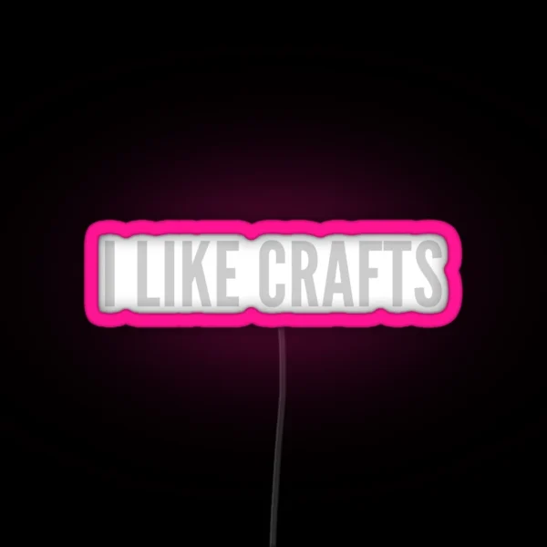 I Like Crafts Beer RGB Neon Sign