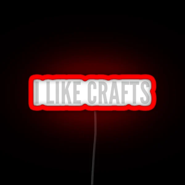 I Like Crafts Beer RGB Neon Sign