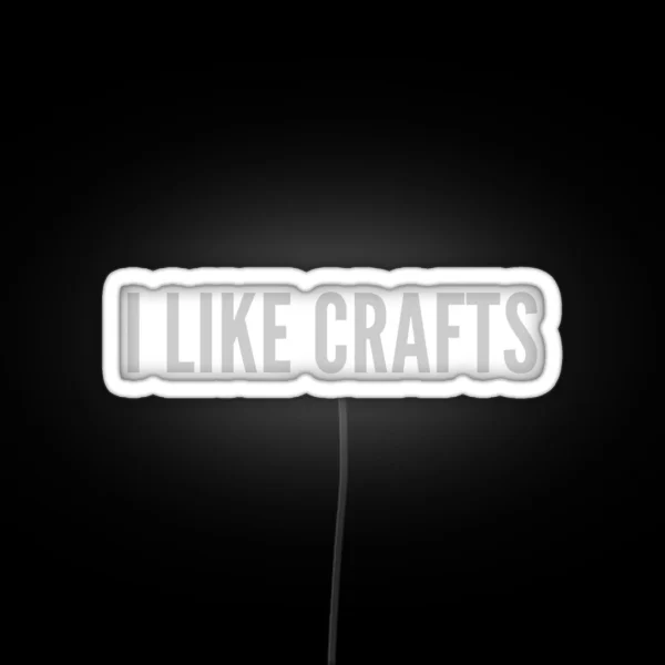 I Like Crafts Beer RGB Neon Sign