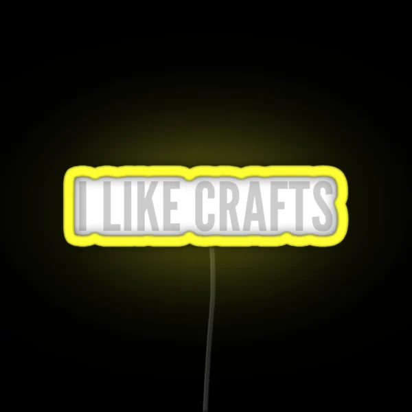 I Like Crafts Beer RGB Neon Sign