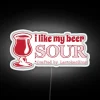 Sour Beer Lovers Decor Neon Sign for Home Bars Kitchen