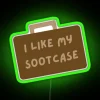 Neon LED light box decorative art I Love My Suitcase