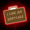 RGB Neon Sign: I Like My Sootcase in Bright Colors