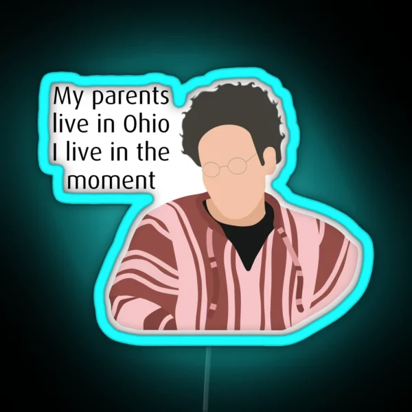 I Live In The Moment RGB Neon Sign
