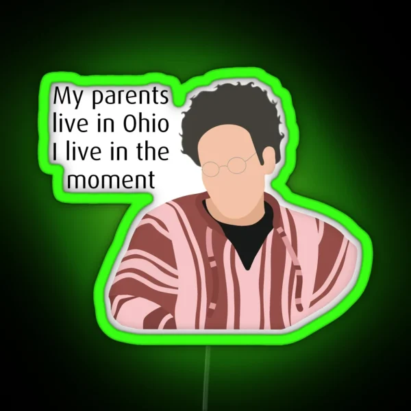 I Live In The Moment RGB Neon Sign