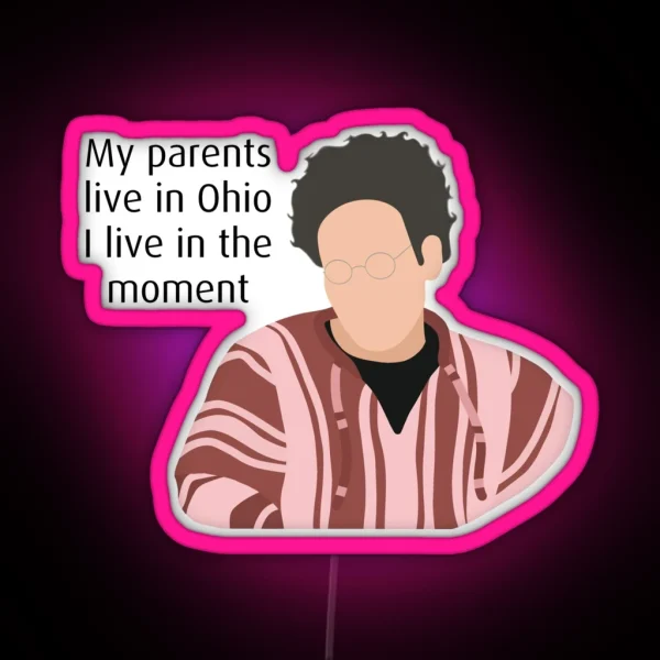I Live In The Moment RGB Neon Sign