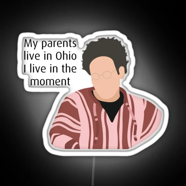 I Live In The Moment RGB Neon Sign