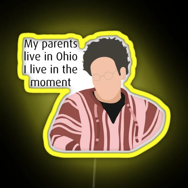 I Live In The Moment RGB Neon Sign