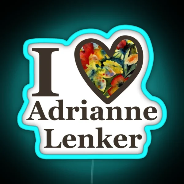 I Love Adrianne Lenker RGB Neon Sign