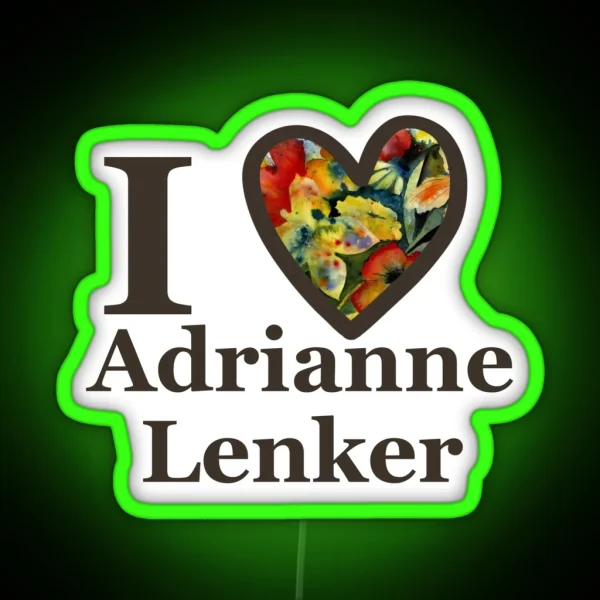 I Love Adrianne Lenker RGB Neon Sign