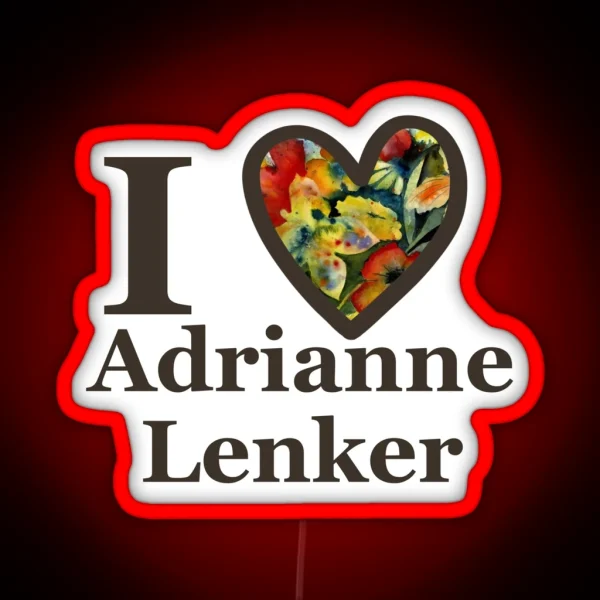 I Love Adrianne Lenker RGB Neon Sign