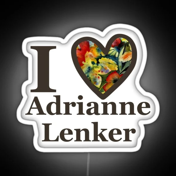 I Love Adrianne Lenker RGB Neon Sign