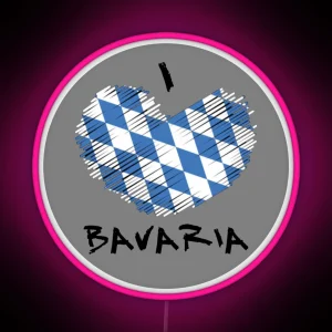 I Love Bavaria RGB Neon Sign