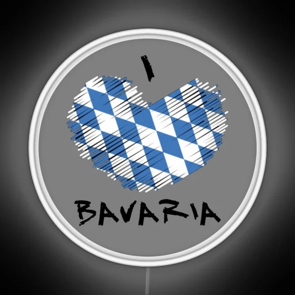 I Love Bavaria RGB Neon Sign