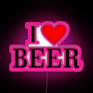 I Love Beer RGB Neon Sign