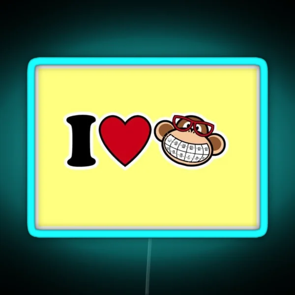 I Love Bobby Jack RGB Neon Sign