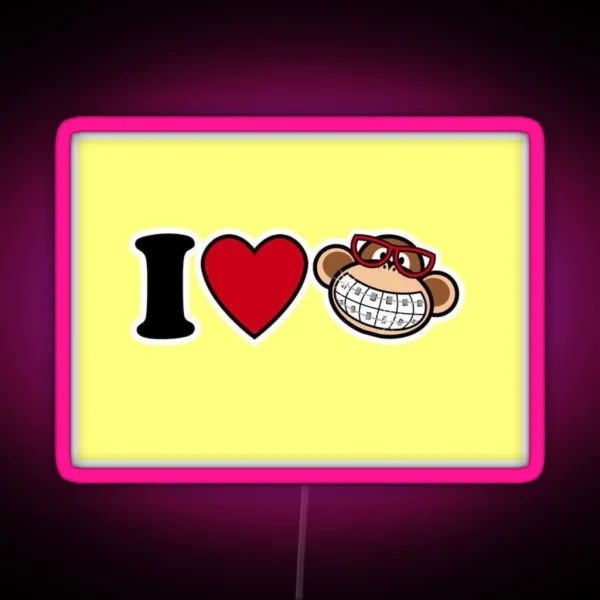 I Love Bobby Jack RGB Neon Sign