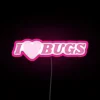 RGB LED Bug Themed Neon Sign Artful Home Decorations Available