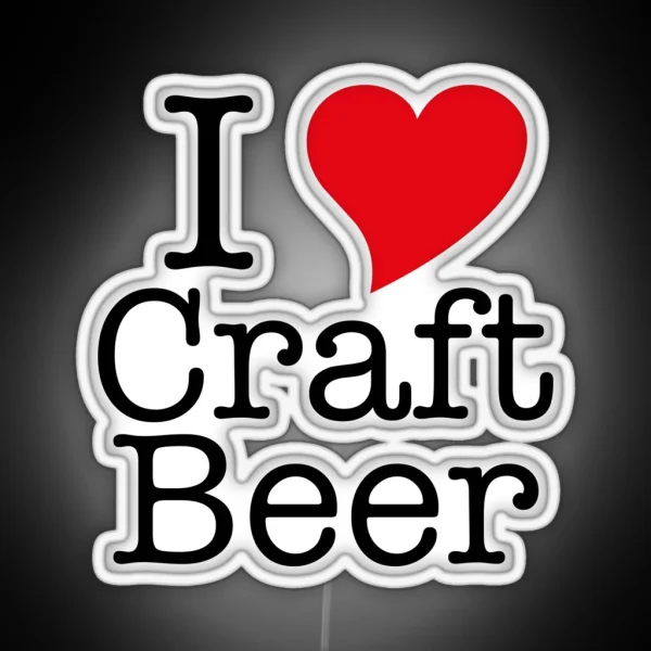 I Love Craft Beer RGB Neon Sign