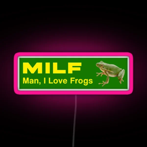 I Love Frogs RGB Neon Sign