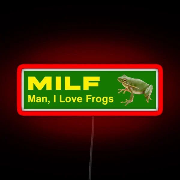 I Love Frogs RGB Neon Sign